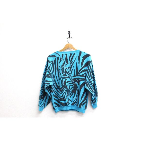 Vintage Zebra Sweatshirt Medium - Picture 4 of 7